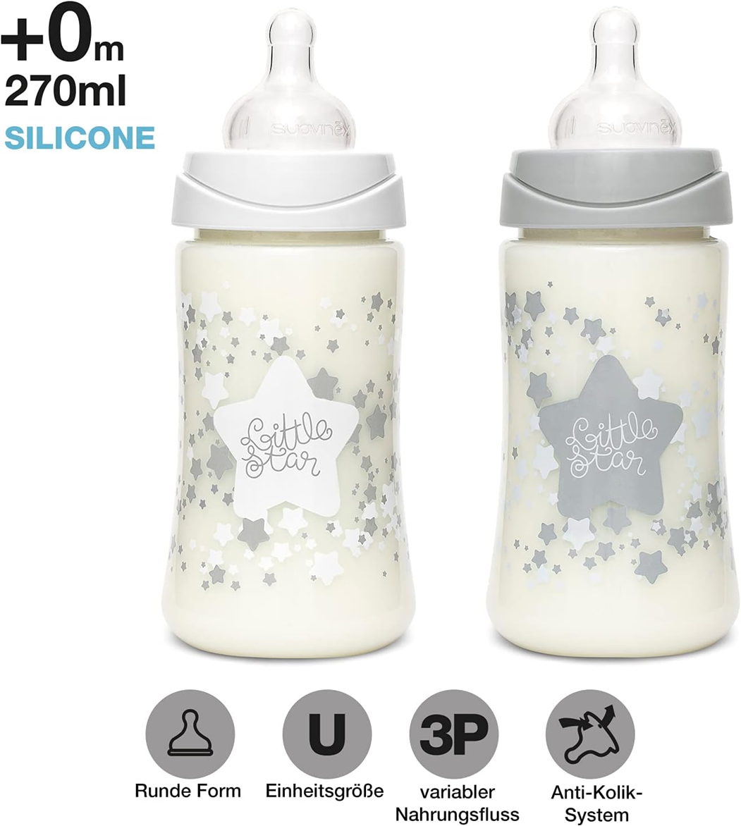 SUAVINEX My First Set set iniziale di biberon + succhietto 5pz. 0m+