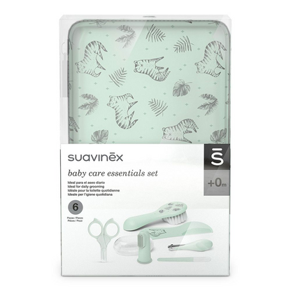 SUAVINEX 6 részes babaápolási készlet + táska TIGRIS