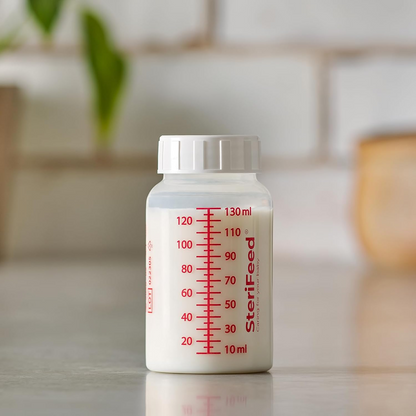 STERIFEED recipiente para leche materna biberón 130 ml 1 unidad