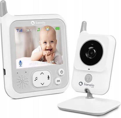 LIONELO Babyline 7.1 vigilabebés electrónico 3,2 pulgadas