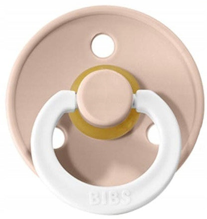 BIBS COLOUR GLOW smoczki uspokajające 2pack kauczuk 0-6 msc