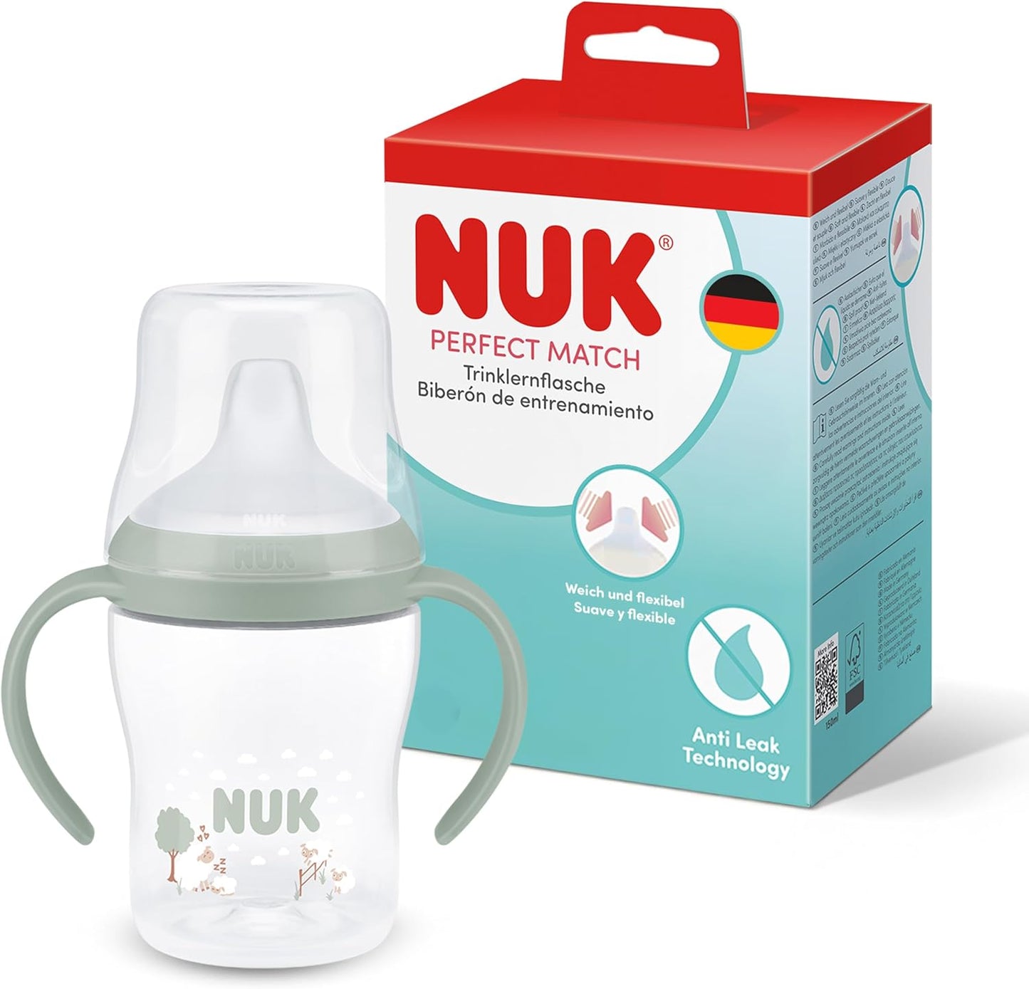 NUK Perfect Match Learner tanulópohár 150 ml 6 hó+