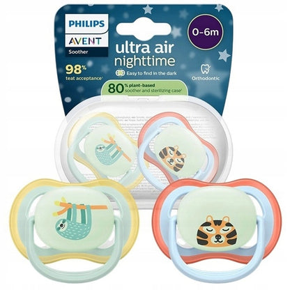 PHILIPS AVENT Ultra Air Night nappar x 2 0-6 mån LYSER I MÖRKRET
