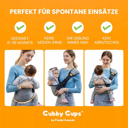 GUBBY GUPS nosidełko PAS chusta do 15kg