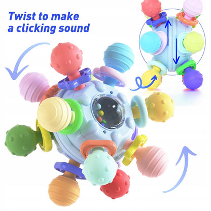 VORENUS Spinning Ball minge senzorială pentru dentiție 11 cm