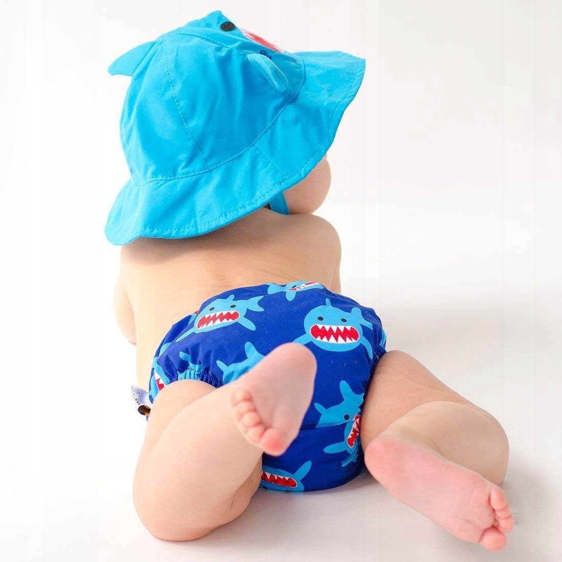 ZOOCCHINI swim diaper + hat 3–6 months