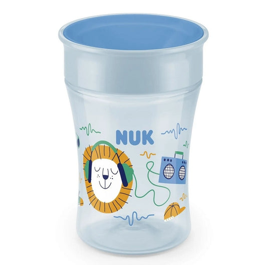 NUK Magic Cup antilekbeker met 360°-drinkrand 230 ml 8 m+