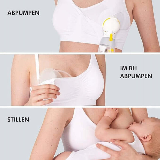 Medela 3w1 biustonosz do karmienia i odciągania XL, wygodny stanik do karmienia, odciągania pokarmu i karmienia piersią
