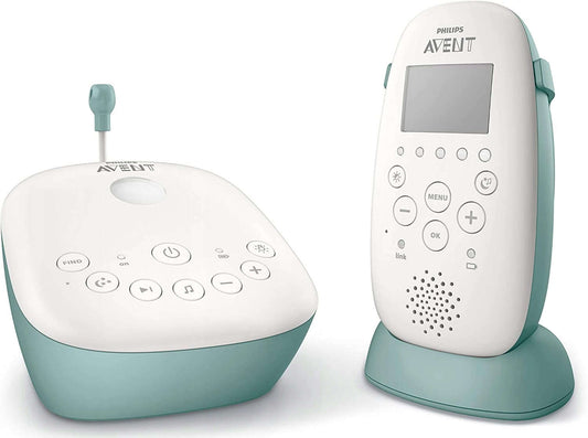 PHILIPS AVENT SCD731/26 niania elektr. + projektor cyfrowa niania elektroniczna z bazą ładującą, biała