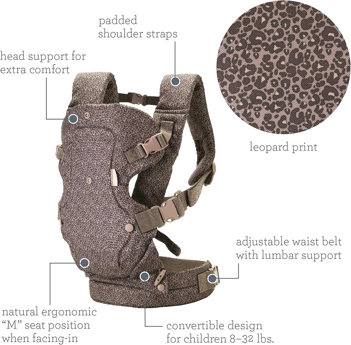 INFANTINO Flip 4-in-1 ergonomic baby carrier