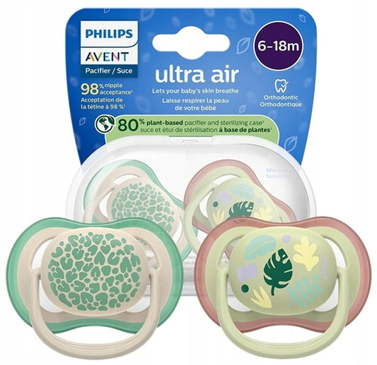 PHILIPS AVENT Ultra Air πιπίλες 2 τεμ. 6–18 μηνών