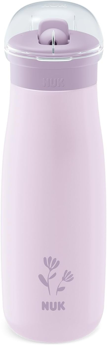 NUK Mini-Me Flip rozsdamentes acél kulacs szívószállal és ivócsőrrel, 500 ml, 12 hónapos kortól – 2. termékfotó