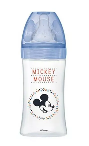 DODIE Flasche 270 ml 0–6 Monate Sauger 2 mittlerer Durchfluss MICKEY – Produktbild 2