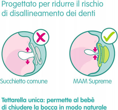 MAM Supreme Night silicone pacifier 0–6 months