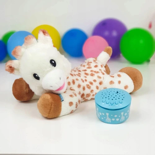 Sophie la Girafe plüss projektoros altatódal lejátszó