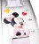 VALENTI Disney Minnie ezüst és fa magasságmérő 140 cm
