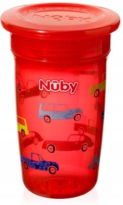 NUBY Sipeez CSÖRÖGŐ ITATÓPOHÁR 300 ml 360 fokos itató AUTÓK 1 darab