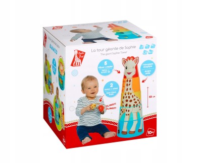 SOPHIE LA GIRAFE torony 3 az 1-ben 7 db 10 hó+