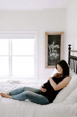 ADEN + ANAIS kenguruzós felső S