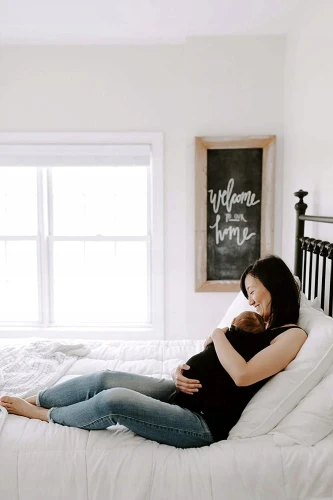 ADEN + ANAIS kenguruzós felső S