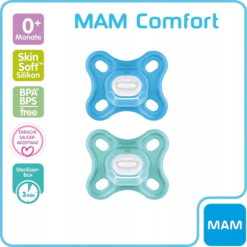 MAM COMFORT cumi koraszülött újszülött x2 0hó+