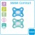 MAM COMFORT cumi koraszülött újszülött x2 0hó+