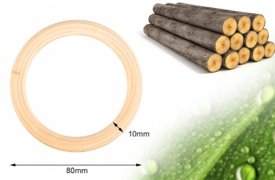 ROSEWINEC fa rágóka DIY karkötő gyűrű játékhoz 1 darab