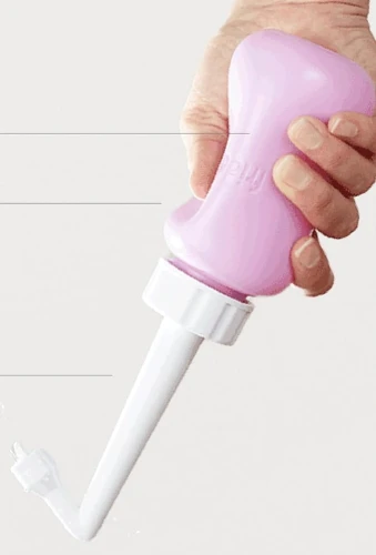 FRIDA Mom szülés utáni ápoló palack Peri 295 ml + tok