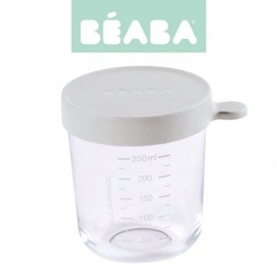 BEABA üveg tárolóedény, befőttesüveg 250 ml