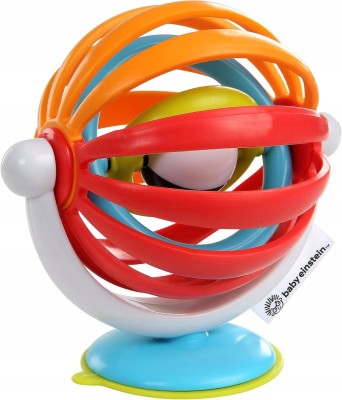 BABY EINSTEIN Sticky Spinner csörgős és tapadókorongos játék 3 hó+