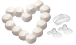 MOM'S PADS bambusz szoptatási betétek 14 db + mosózsák, kozmetikai táska