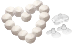 MOM'S PADS bambusz szoptatási betétek x14 + mosózsák, kozmetikai táska