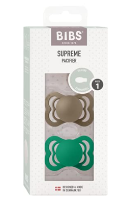 BIBS SUPREME szilikon nyugtató cumik 0-6 hó SZIMMETRIKUS
