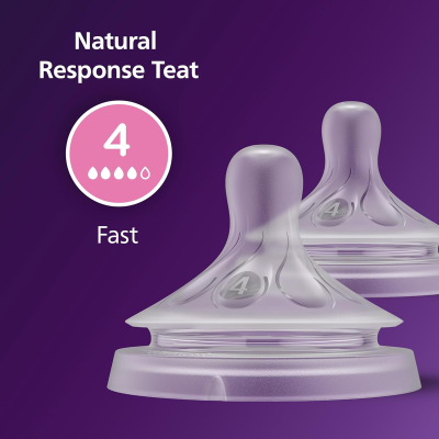 PHILIPS AVENT Natural RESPONSE cumik cumisüvegekhez 3 hó+ x2