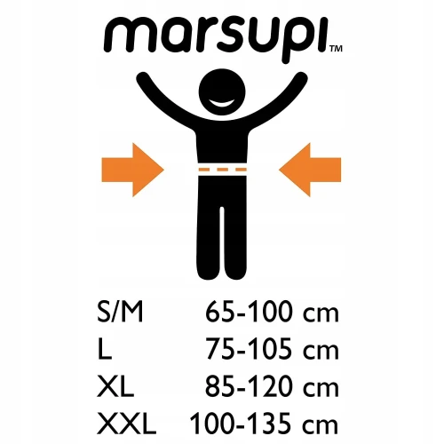 MARSUPI 2.0 ergonomikus hordozó S/M 3,5 - 15 kg