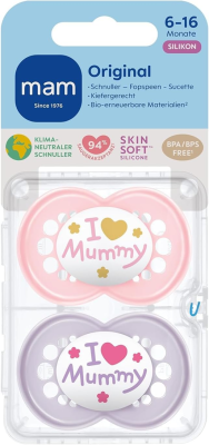 MAM Perfect cumi x2 6-16 hó SZILIKON