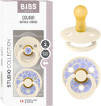 BIBS COLOUR STUDIO nyugtató cumik 2db csomag, kaucsuk, 6-18 hónap