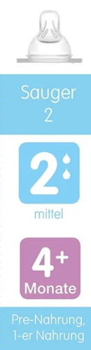 MAM cumik cumisüvegekhez 4 hó+ x2