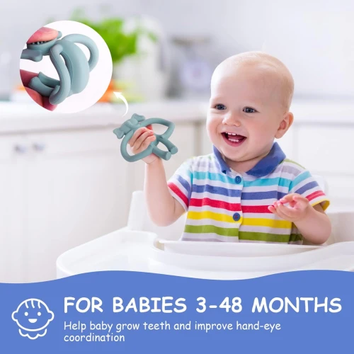 VICLOON szilikon rágóka x2 3 hó+ BPA MENTES