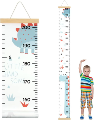 AOLSO magasságmérő vászon 195cm DINÓK