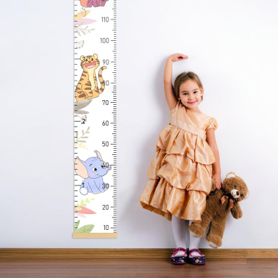 AOLSO magasságmérő vászon 195cm DINÓK