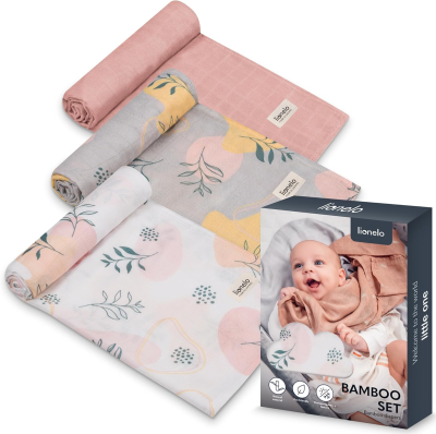 LIONELO bambusz pólya 70x70 x3