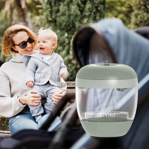 NUVITA MellyPlus 2 hordozható UV sterilizáló cumikhoz és cumisüvegekhez, 2 perc