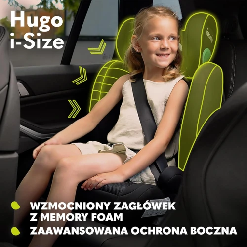 LIONELO HUGO i-Size autósülés 2-es és 3-as csoport ISOFIX