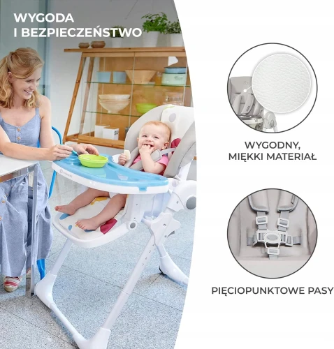 KINDERKRAFT YUMMY etetőszék tálcával