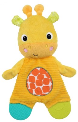 BRIGHT STARTS Snuggle&Teethe plüss zsiráf rágókákkal