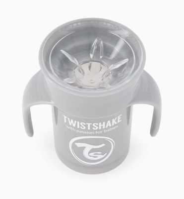 TWISTSHAKE csöpögésmentes 360 fokos itatópohár 230 ml 6 hó+