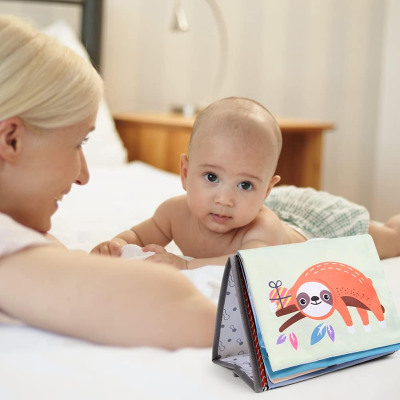 AOLSO kontrasztos érzékszervi könyv TÜKÖR rágóka