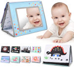 AOLSO kontrasztos érzékszervi könyv TÜKÖR rágóka