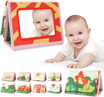 AOLSO kontrasztos érzékszervi könyv TÜKÖR rágóka